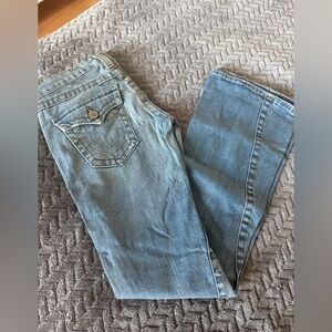 True Religion Light Blue Women's Boot Cut Jeans